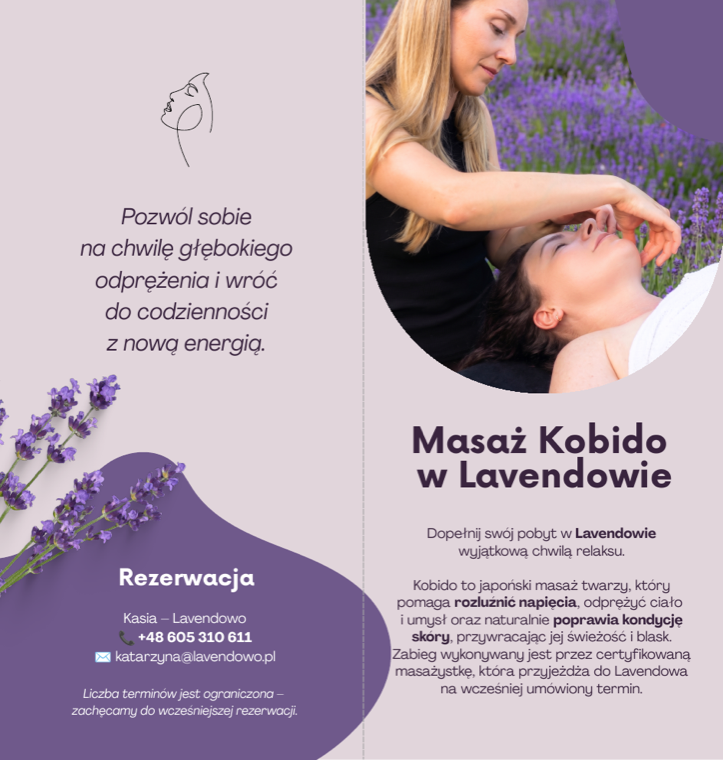 Podgląd ulotki Masaż Kobido w Lavendowie