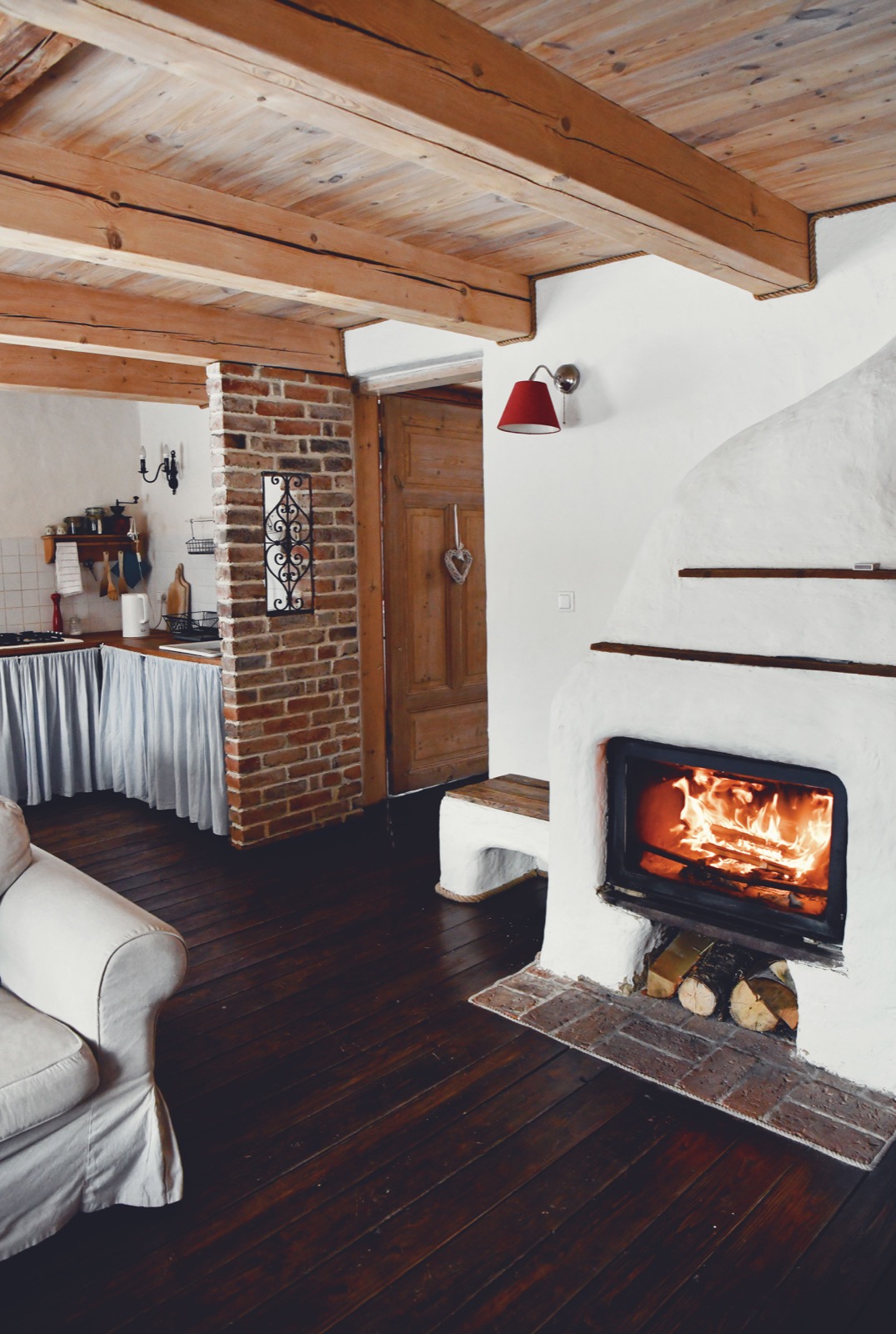 Przytulny apartament z kominkiem