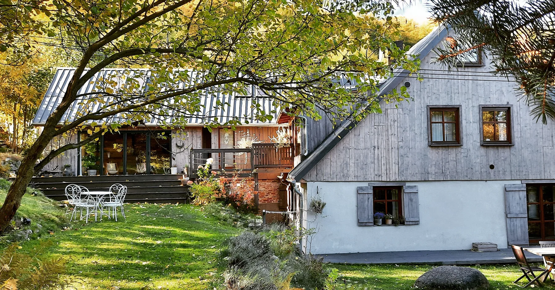 Dom Lavendowo i ogród